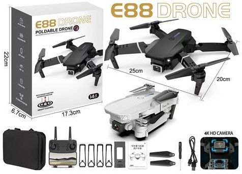 E88 Drone Παιδικό 2.4 GHz με Κάμερα 480p