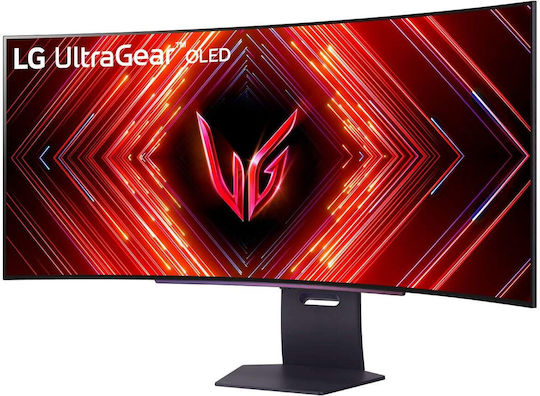 LG 45GS95QX-B Ultrawide OLED Curved Monitor 45" QHD 3440x1440 240Hz με Χρόνο Απόκρισης 0.03ms GTG