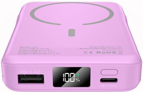 Tech-Protect PB31 Lifemag MagSafe Power Bank 10000mAh Lavender