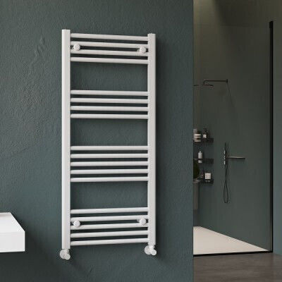 Axon Towel Rail Bathroom 1000x600 White
