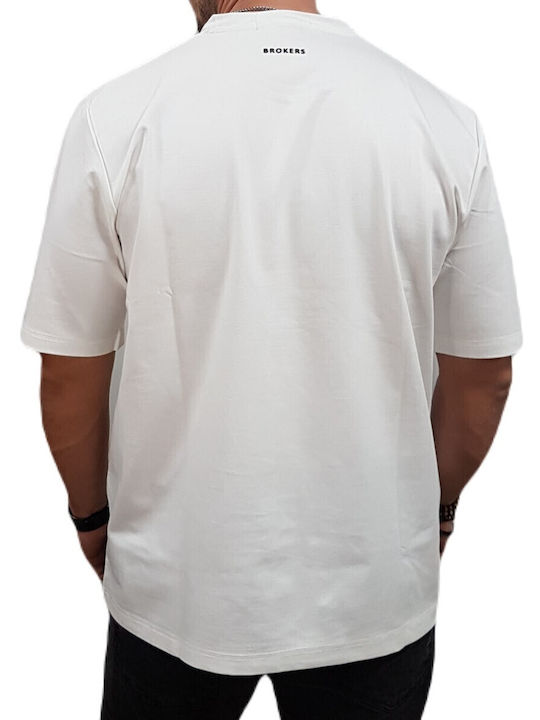 Brokers Jeans T-shirt Λευκό