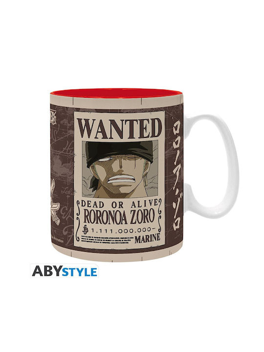 Abysse One Piece - Zoro Wanted Mug Ceramic 460ml