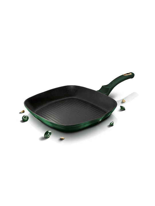Berlinger Haus Emerald Collection Grill made of Aluminum with Stone Coating 28cm