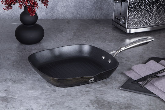 Berlinger Haus Shine Basalt Collection 28cm Grill Aluminium mit Antihaftbeschichtung Berlinger Haus Shine Basalt Collection 28cm Grill Aluminium mit Antihaftbeschichtung