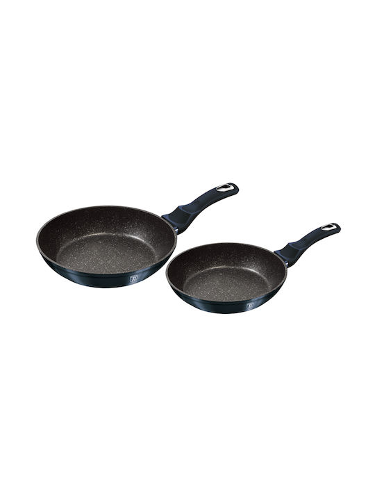 Berlinger Haus Aluminum Pans Set Aquamarine Edition with Stone Interior Coating 2 Pieces