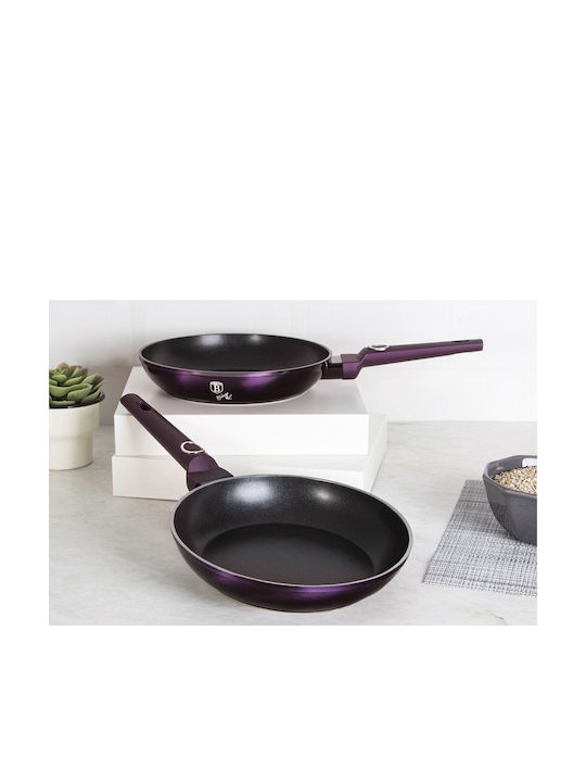 Berlinger Haus Pans Set of Aluminum with Stone Coating Purple Eclipse 2pcs