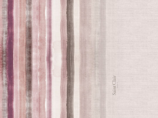 Saint Clair Σουπλά Υφασμάτινο Ροζ 45x33cm