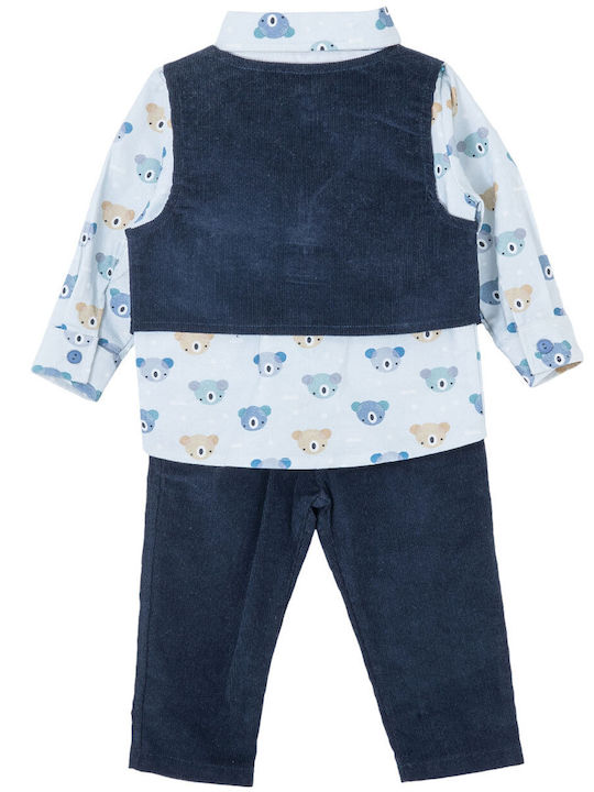 Babylon Kids Suit Winter 4pcs Blue-sky blue