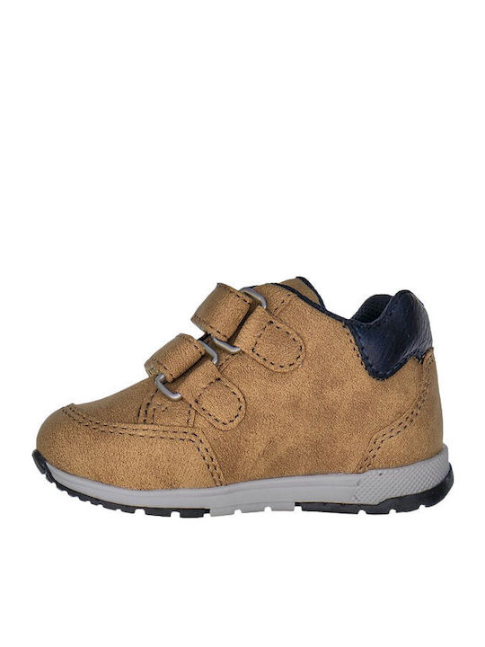 Kids Sneakers with Scratch Brown
