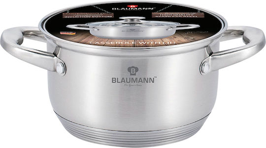 Blaumann Satin Gourmet Line Tiefer Edelstahl-Topf 4.3Es / 22cm Blaumann Satin Gourmet Line Tiefer Edelstahl-Topf 4.3Es / 22cm