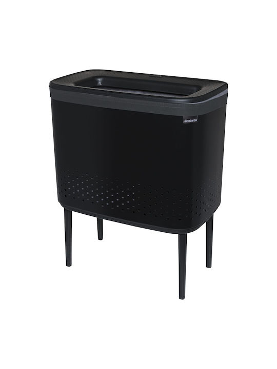 Brabantia Καλάθι Απλύτων Μεταλλικό Μαύρο