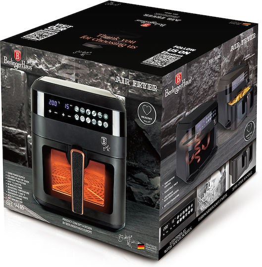 Berlinger Haus Air Fryer 6.3lt Μαύρο BH-9446