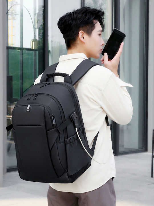 17 Zoll Laptop-Rucksack Multifunktional Smart Business Wasserabweisend Reise Kabine Kompatibel USB-Ladeanschluss Visionhub Rucksack Mehrere Taschen Kapazität