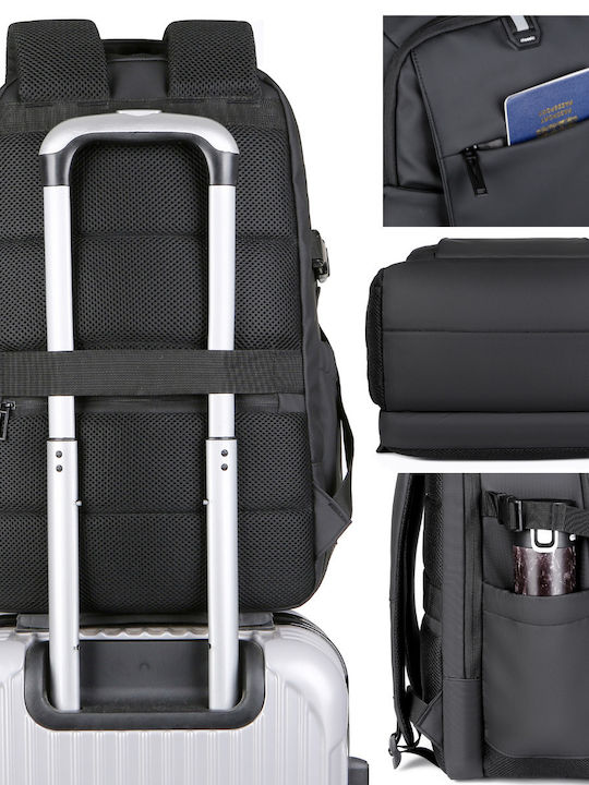 17 Zoll Laptop-Rucksack Multifunktional Smart Business Wasserabweisend Reise Kabine Kompatibel USB-Ladeanschluss Visionhub Rucksack Mehrere Taschen Kapazität