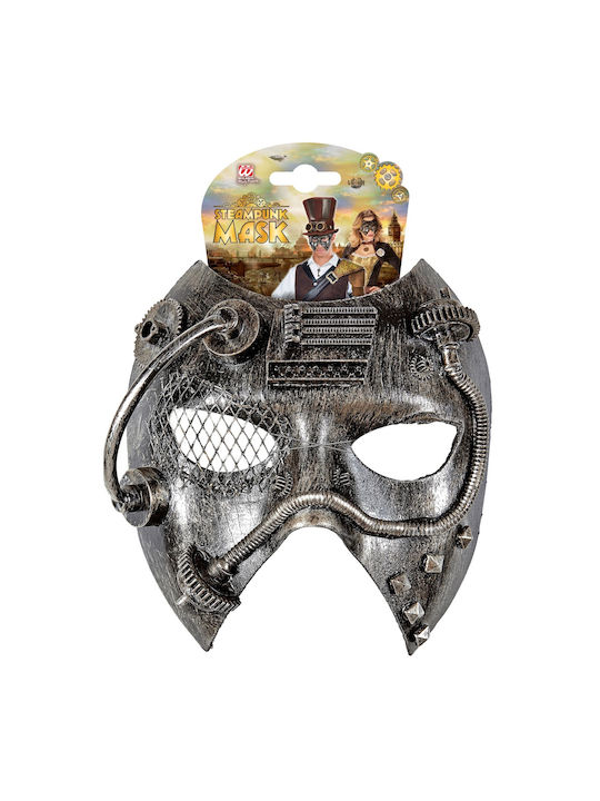 Steampunk Silbermaske
