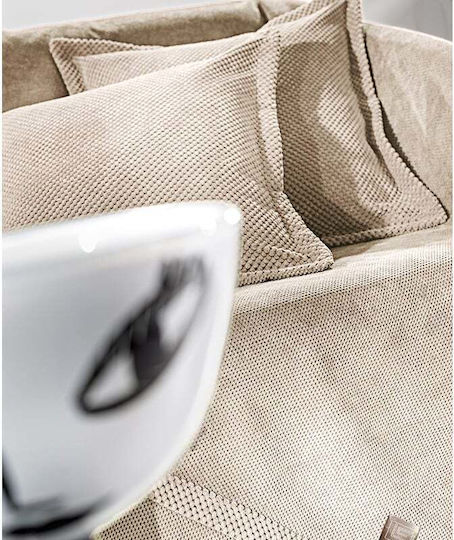 Guy Laroche Rubicon Ριχτάρι Τριθέσιου Καναπέ 170x300εκ. Camel