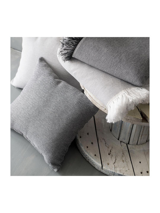 Rythmos Miller Four-Seater Sofa Throw 2 Sides Jacquard 180x330cm 01 Silver