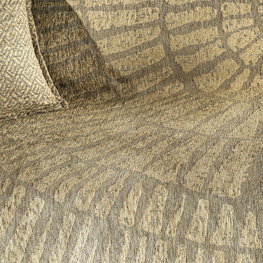 Guy Laroche Siren Ριχτάρι Πολυθρόνας Chenille 180x150εκ. Golden
