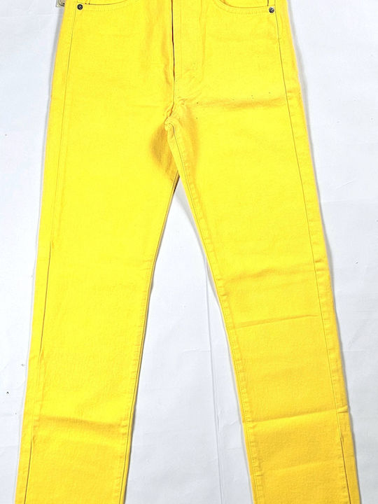 Harley Davidson Women's Cotton Trousers Yellow