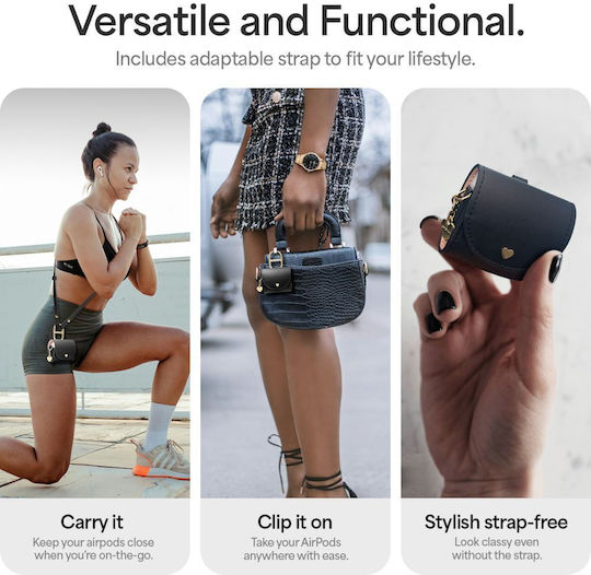 Spigen Cyrill Mini Bag Apple Airpods 4 Μαύρο