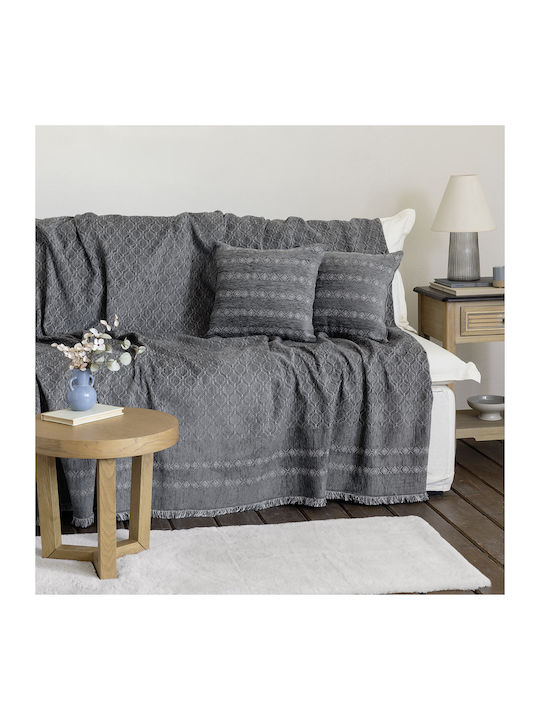 Nima Mansi Ριχτάρι Πολυθρόνας Chenille 180x180εκ. Gray