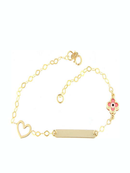 Ios Bracelet ID Gold 9K