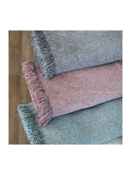 Palamaiki Ada Sofa Throw 2 Seater Chenille 180x250cm Pink