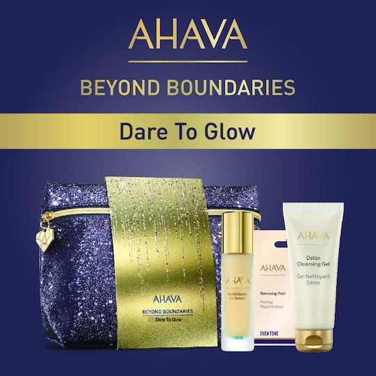 Ahava Dare To Glow Skin Care Set for Αnti-ageing & Brightening 3pcs