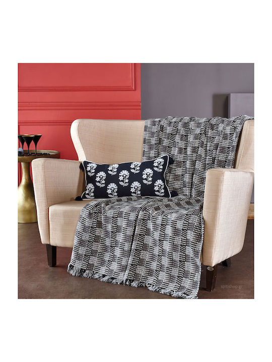 Kentia Domino Ριχτάρι Πολυθρόνας Chenille 170x180εκ. 24