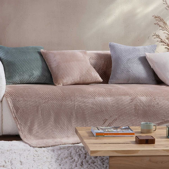 Nef-Nef Homeware Dakari Sesselüberwurf Jacquard 130x180cm Beiges