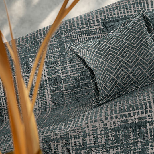 Guy Laroche Melbourne Покривка Фотьойл Chenille 180x150см Петролена