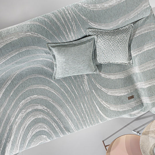 Guy Laroche Degas Фотьойл Throw Chenille 180x150см Ментово