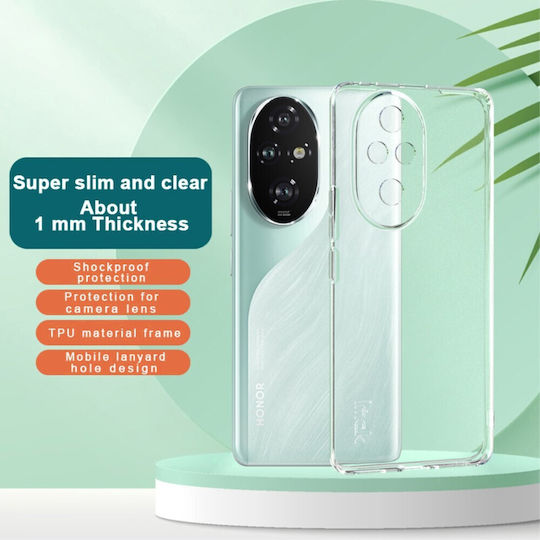 Imak Ux-5 Series Umschlag Rückseite Silikon Transparent (Honor 200 Pro)