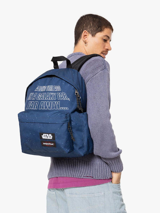 Eastpak Day Pak'r School Bag Backpack Junior High-High School Blue with Water Bottle Holder 24Liters
