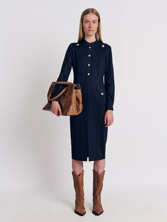 Forel Shirt Dress Dress Blue