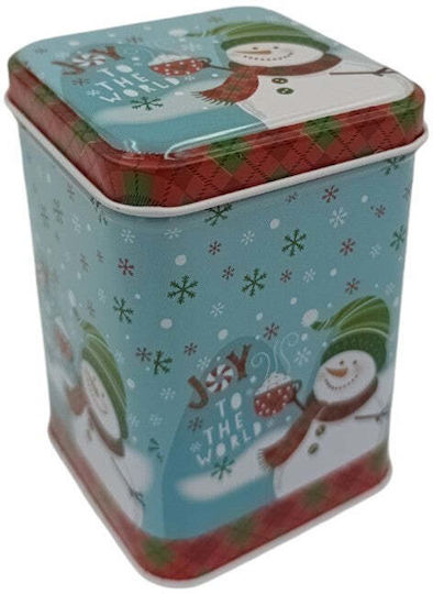 Metallisch Weihnachtlich Box für Geschenke Rot 10x7x7cm.
