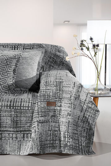 Guy Laroche Melbourne Τριθέσιου Καναπέ Π180xΜ300cm Silver Guy Laroche Melbourne Τριθέσιου Καναπέ Π180xΜ300cm Silver