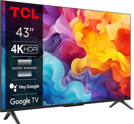 TCL Smart Τηλεόραση 43" 4K UHD LED P61B HDR (2023) 43P61B