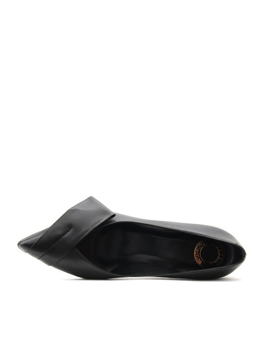 Leather Black High Heels