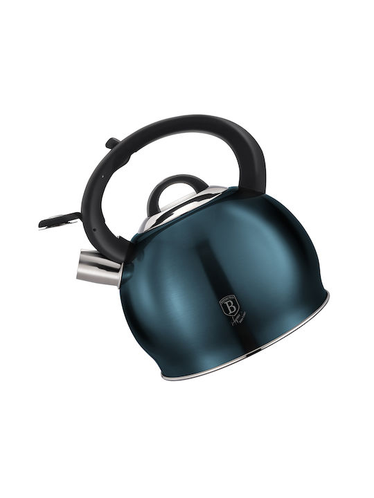 Berlinger Haus Metallic Line Kettle Stainless Steel Blue 3000ml