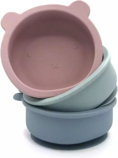 The Cotton Cloud Baby Food Bowl made of Silicone Blue