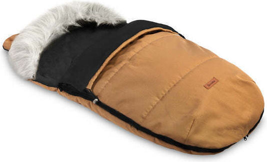 Sensillo Sierra Ποδόσακος Καροτσιού Αδιάβροχος Καφέ με Fleece Επένδυση 100x50εκ.