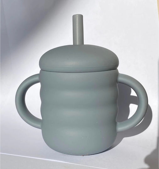 Loo Up Baby Cup made of Silicone Blue 160ml