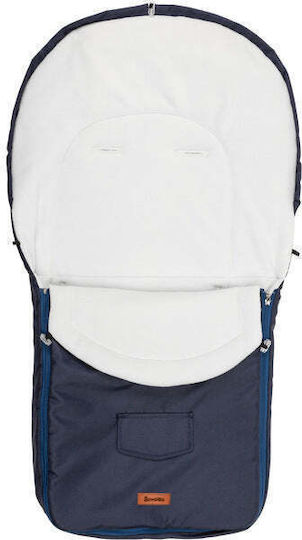 Sensillo Kinderwagen-Fußsack Wasserdicht Blau 95x40εκ.