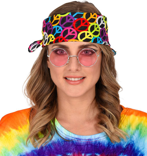 Peace-Bandana-Accessoire 55x55cm 100% Baumwolle