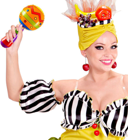 Aufblasbares Maraca-Glocken-Accessoire 20 cm