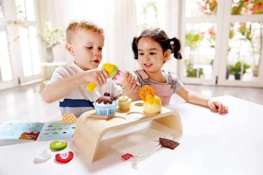 Playset Hape Ice Cream Corner 20 Pieces