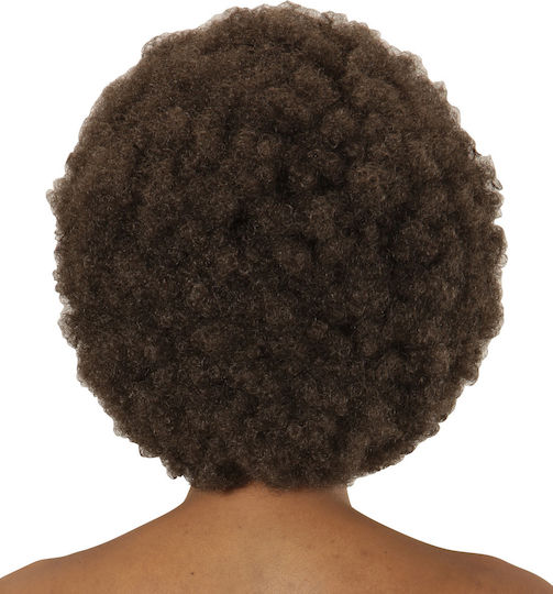 Περουκα Afro Καστανη