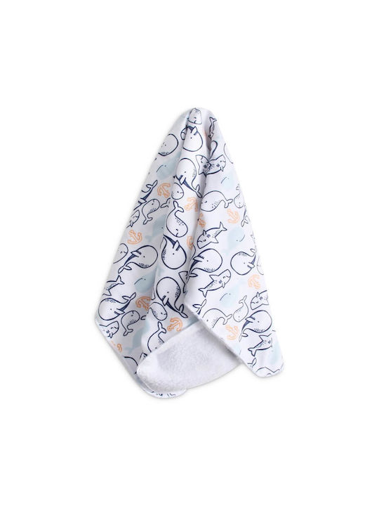 Mother's Choice Κουβέρτα Αγκαλιάς & Λίκνου Fleece Γαλάζια 75x100εκ.