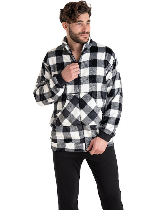 Rachel Winter Karo Herren-Robe Plaid